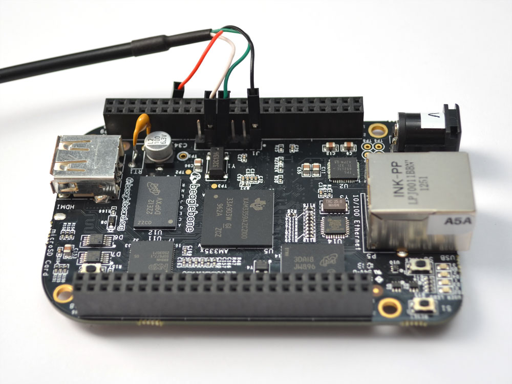 come connettersi all'UART della beaglebone black